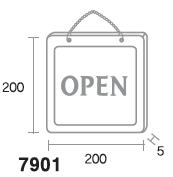 ARTSIGN SIGN PLATE-7901(OPEN/CLOSED)